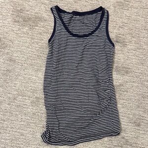 Gap maternity tank top with side ruching
